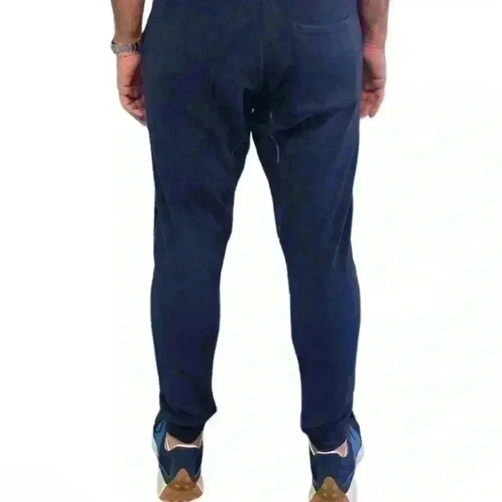 NWOT M Singer Navy Drawstring Traveller Pants - size m